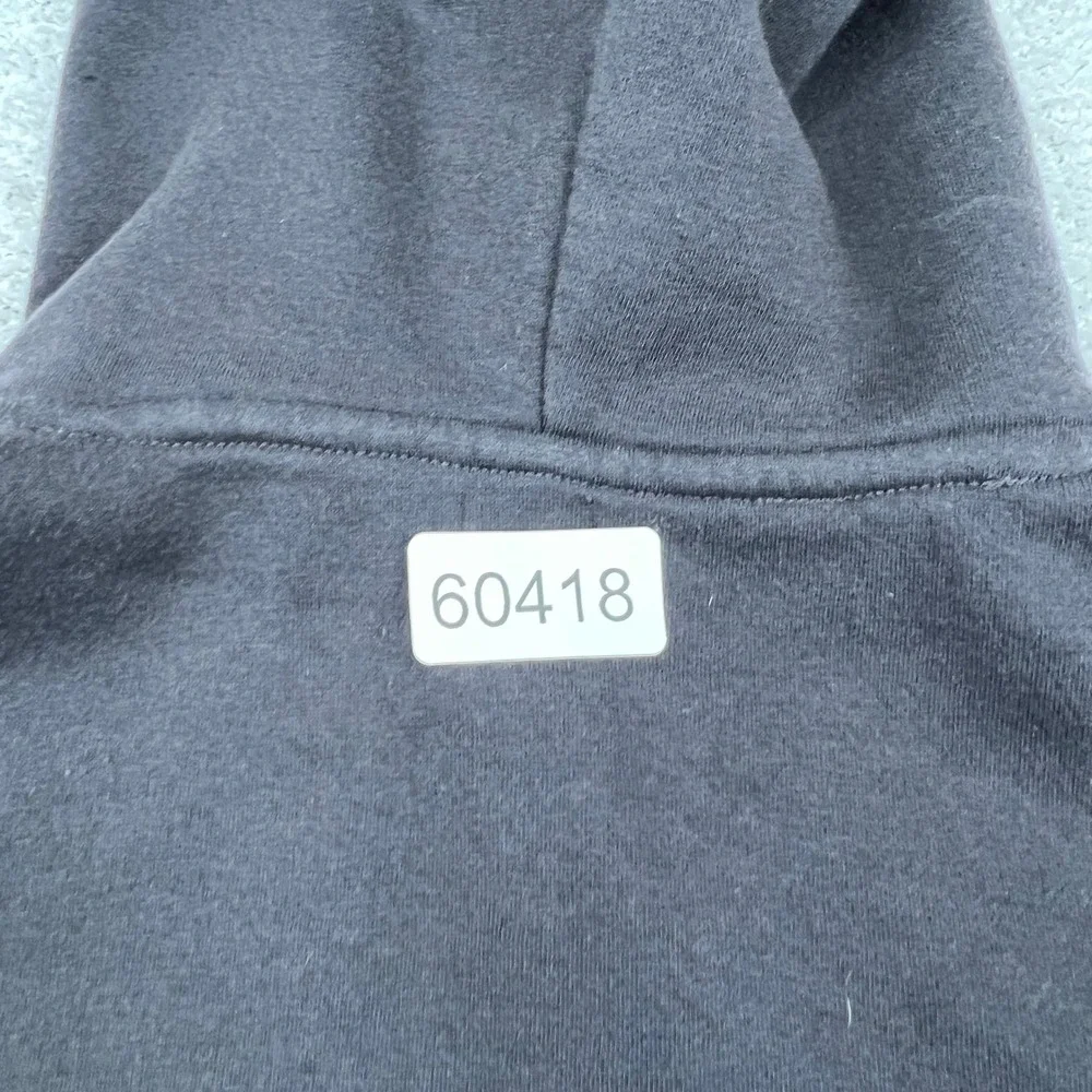 H&M LOGG Atari Hoodie Mens Medium Black Retro Gaming Graphic Pullover Sweatshirt - Picture 8 of 8